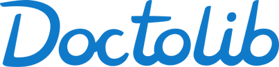 Logo of Doctolib.