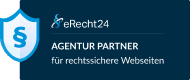 Logo of eRecht24, a provider of legal services for the digital world